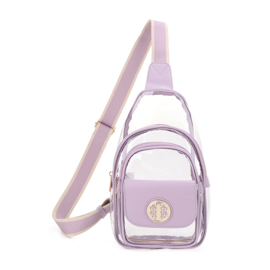 Eva Clear Sling Bag - Lavender banner